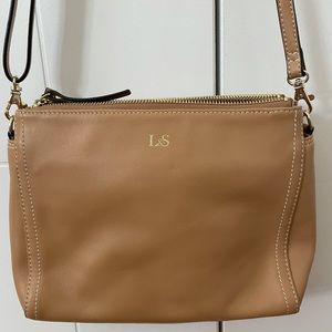 Lo and Sons Pearl Crossbody in Sand